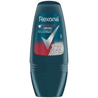 Desodorante Roll-On Rexona Men Antibacterial + Invisible 50ml