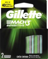 Carga Gillette Mach3 Sensitive 2Un