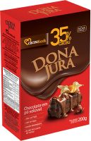 Chocolate em P 35% Cacau Dona Jura 200g