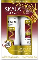 Kit Shampoo e Condicionador Skala 12 em 1 - 325ml