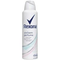 Desodorante Antitranspirante Aerosol Rexona Feminino sem Perfume 150ml