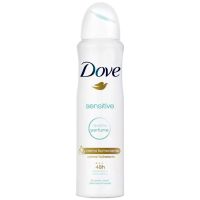 Desodorante Antitranspirante Aerosol DoveSensitive sem Perfume 89g