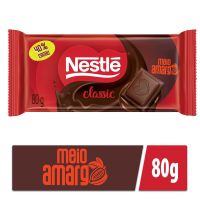 Barra de Chocolate Nestl Classic Meio Amargo 80g