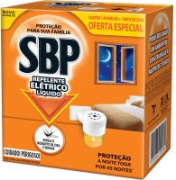 Inseticida Eltrico SBP 45 Noites + Refil 35ml Promocional