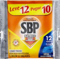 SBP Repelente Eltrico Pastilha Refil Leve 12 pague 10