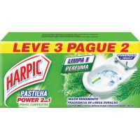Desodorizador Harpic Pastilha Adesiva L3 P2 Pinho 2 em 1