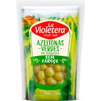 Azeitona La Violetera Verde sem Caroco 160g