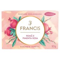 Sabonete Francis Em Barra Rom e Pimenta Rosa 90g