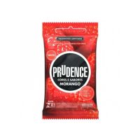 Preservativo Prudence Morango 3 Unidades