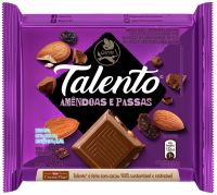 Chocolate Talento Amendoim e Passas 85g