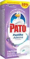 Desodorizador Sanitrio Pato Pastilha Adesiva Lavanda 3UN 20