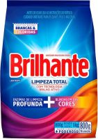Detergente em Po Brilhante Limpeza Total 800g