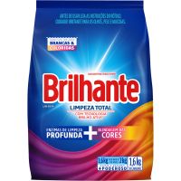 Detergente em Po Brilhante Sn 1,6Kg Sc Limpador Total