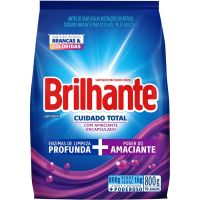 Detergente em Po Brilhante Cuidado Total 800g