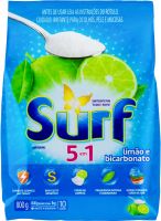 Detergente em Po Surf 5 em 1 Limao e Bicarbonato 800g