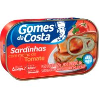 Sardinha Gomes Da Costa com Molho de Tomate 125g