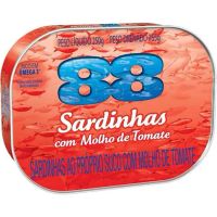 Sardinha 88 com Molho de Tomate 250g