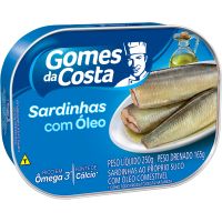 Sardinha Gomes Da Costa com Oleo 250g