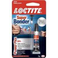 Cola Loctite Super Bonder Power Flex Gel 2G 24 + 2un