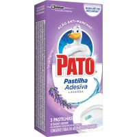 Desodorizador Pato 3Un Pastinha Adesiva Lavanda