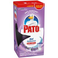 Desodorizador Pato Refil 2 Discos Adesivo Lavanda