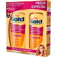 Shampoo Niely Gold Nutricao Poderosa 300ml + Condicionador Niely Gold Nutricao Poderosa 200ml