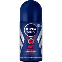 Desodorante Roll-On Nivea Masculino Dry Impact 50ml