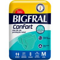 Fralda Adulto Bigfral Confort M 8un
