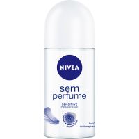 Desodorante Nivea Roll On Feminino Sensitive 50ml