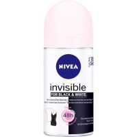 Desodorante Nivea Feminino Roll On Invisible Black & White C