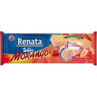 Biscoito Renata 115G Wafer Morango