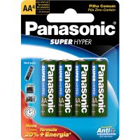 Pilha Panasonic Super Hyper Pequena 4Unidade