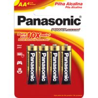 Pilha Panasonic Alcalina 4Un Sm Pequena