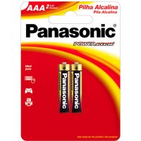 Pilha Panasonic Alcalina 2Un Sm Palito