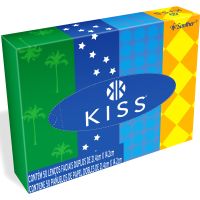 Lenco de Papel Kiss | Com 50 Unidades