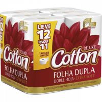Papel Higinico Cotton Folha Dupla Leve12Pague11