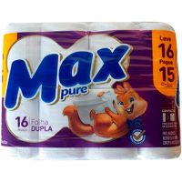 Papel Higienico Max Pure 30M Lv16 Pg15